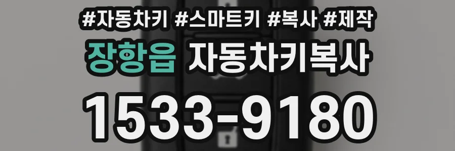 장항읍 자동차키복사