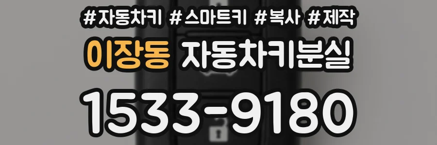 이장동 자동차키분실