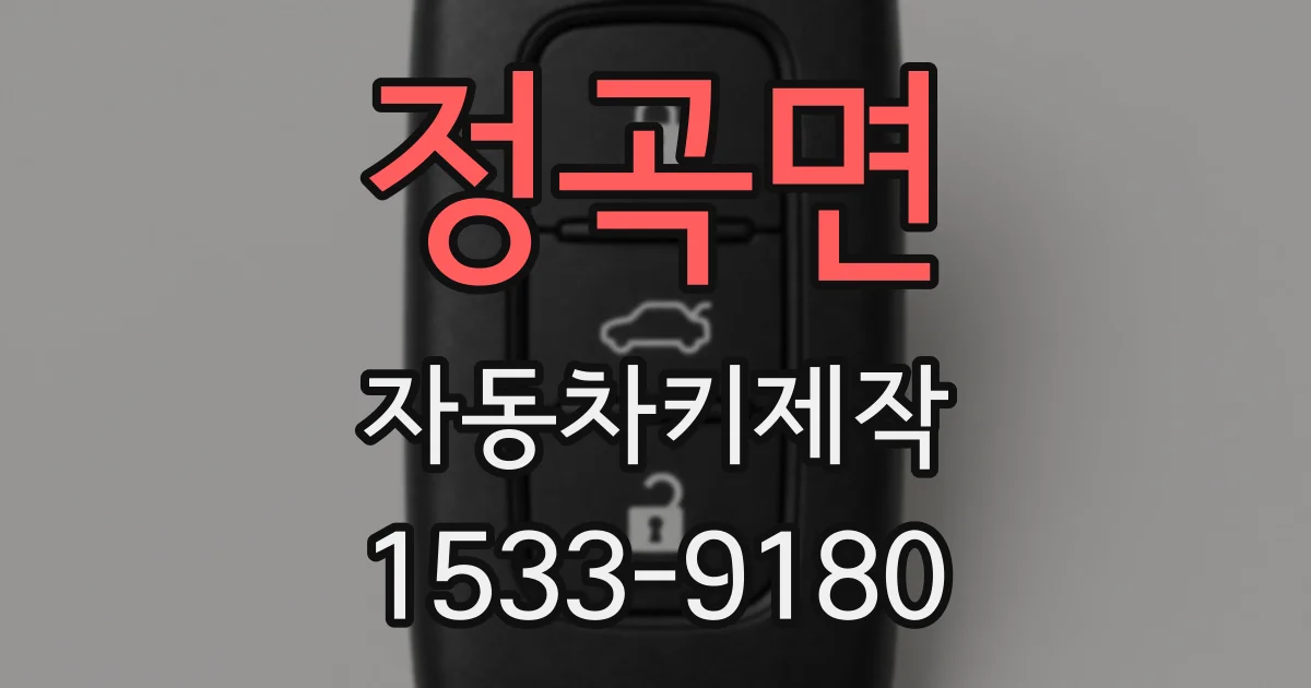 정곡면 자동차키제작