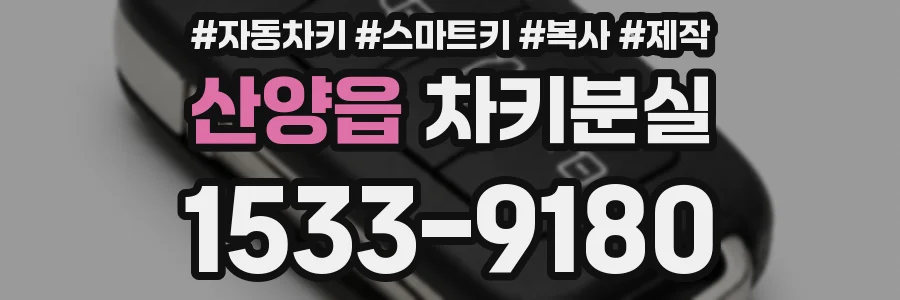 산양읍 차키분실