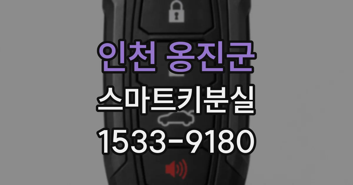 인천 옹진군 스마트키분실