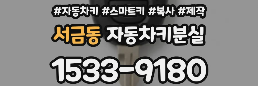 서금동 자동차키분실