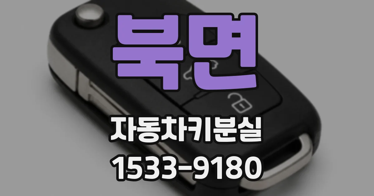 북면 자동차키분실