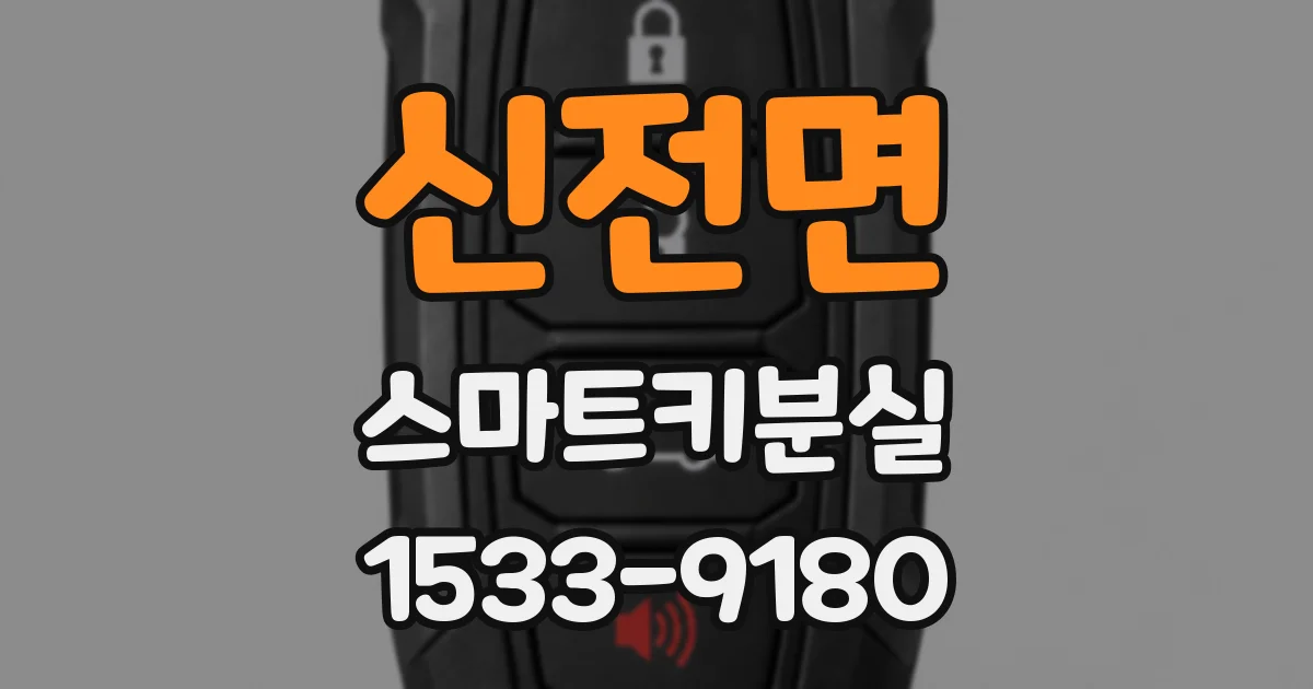 신전면 스마트키분실