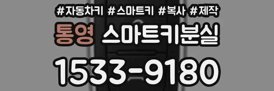 통영 스마트키분실