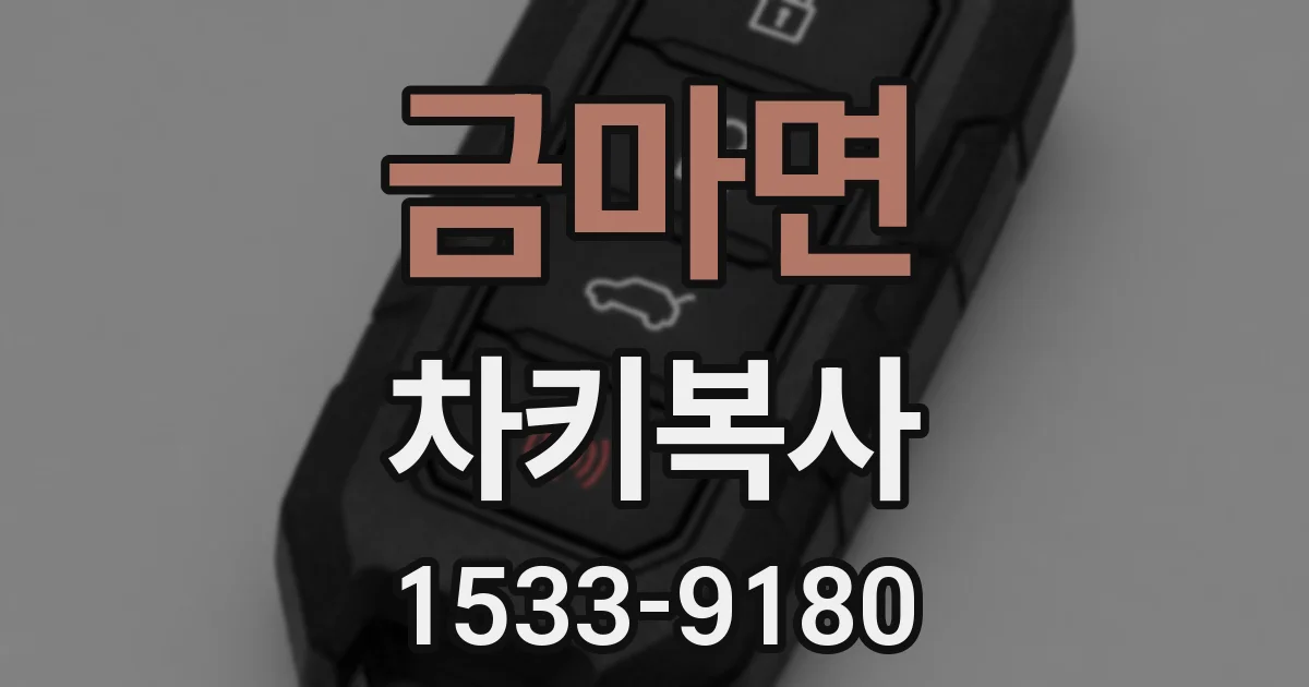 금마면 차키복사