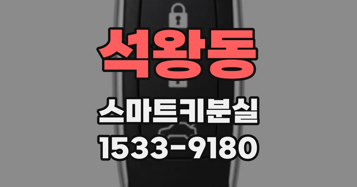 석왕동 스마트키분실