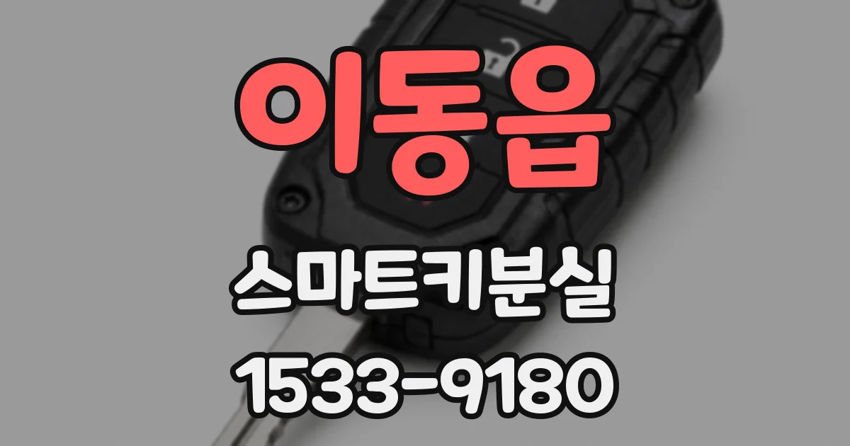 이동읍 스마트키분실
