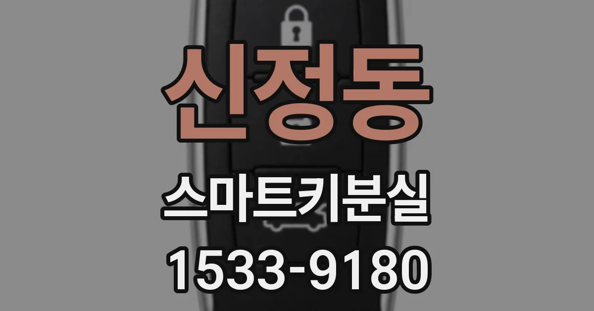 신정동 스마트키분실