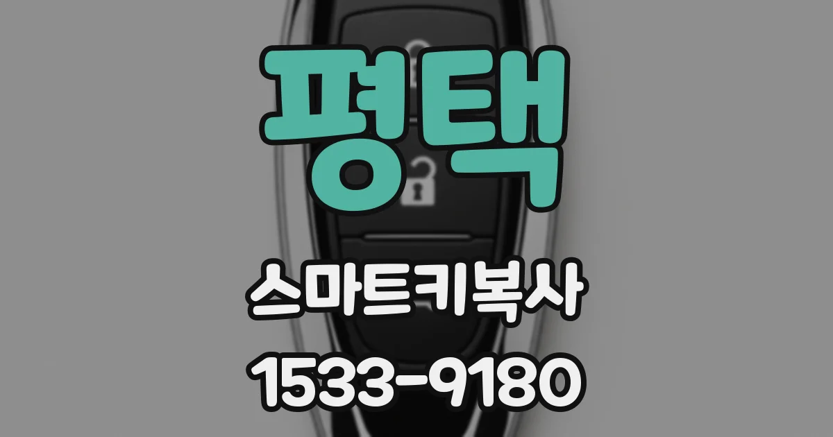 평택 스마트키복사