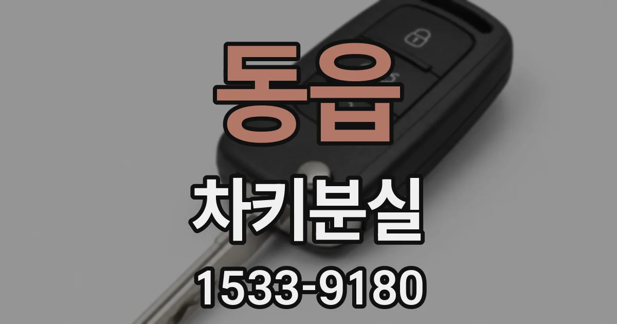 동읍 차키분실