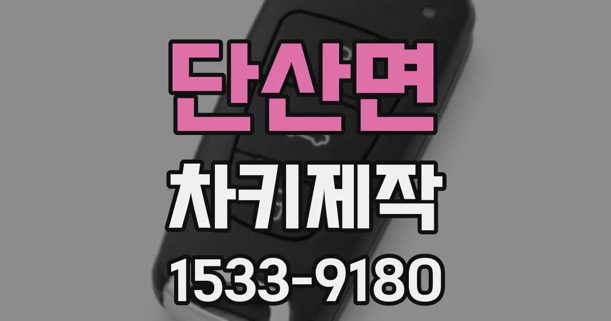 단산면 차키제작