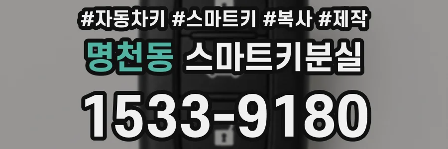 명천동 스마트키분실