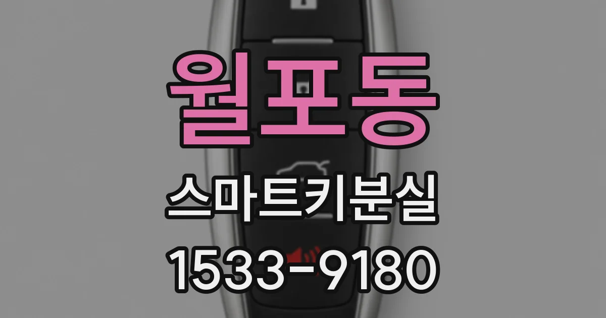 월포동 스마트키분실