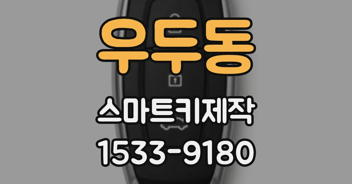 우두동 스마트키제작