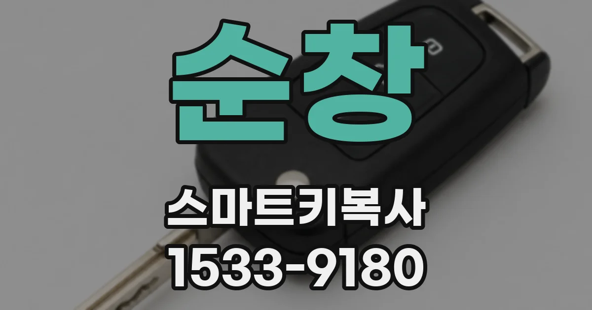 순창 스마트키복사