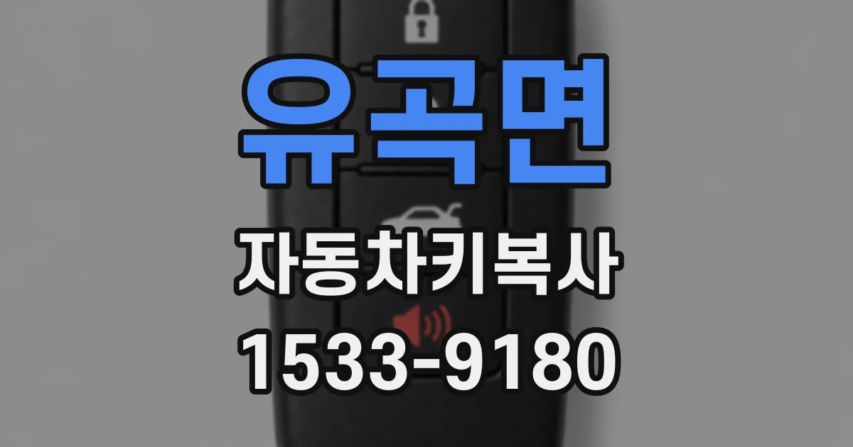 유곡면 자동차키복사