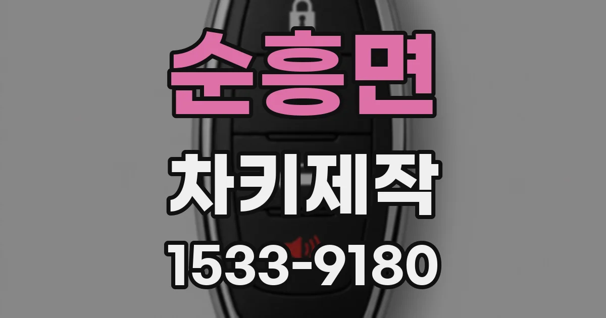 순흥면 차키제작