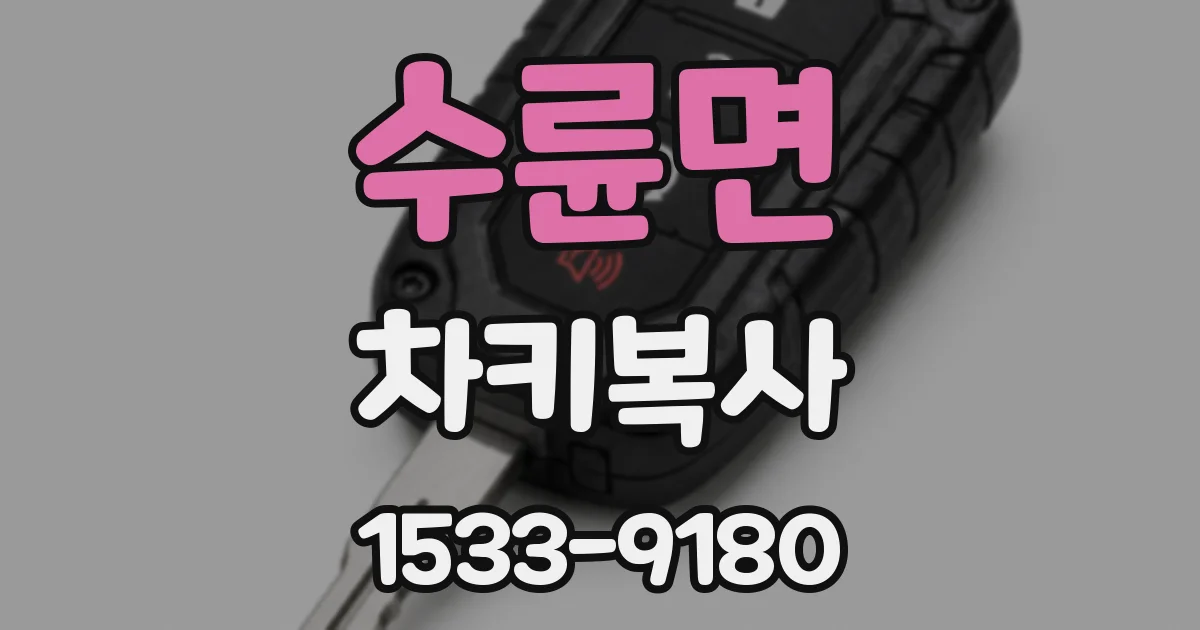 수륜면 차키복사