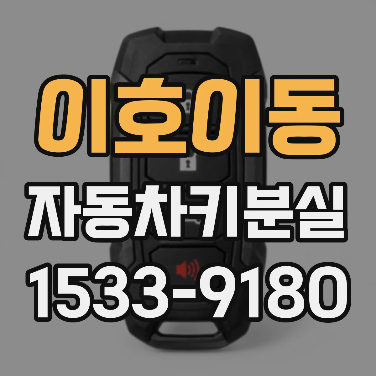 이호이동 자동차키분실