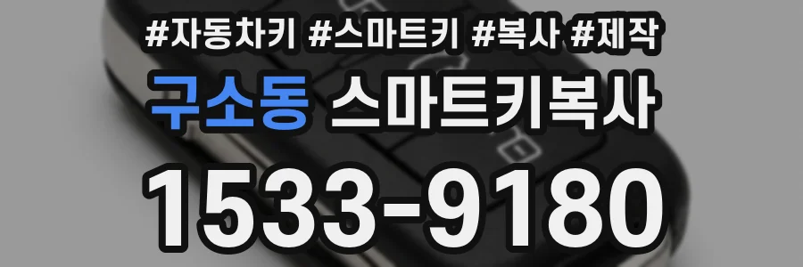 구소동 스마트키복사