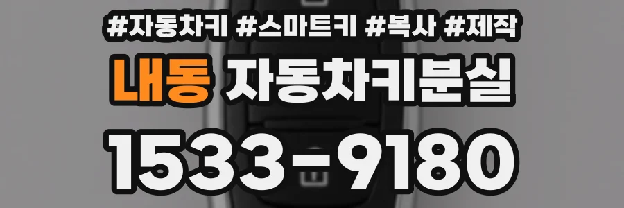 내동 자동차키분실