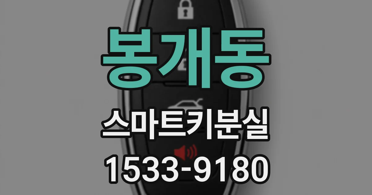 봉개동 스마트키분실