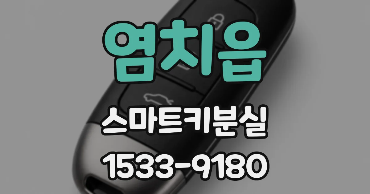 염치읍 스마트키분실