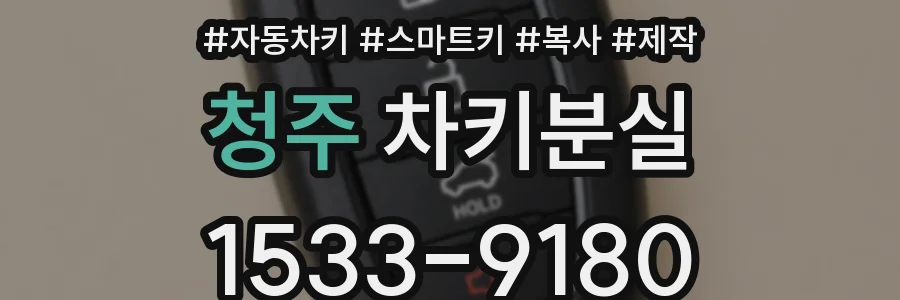 청주 차키분실