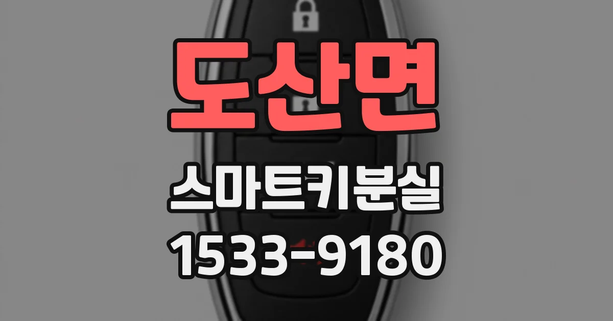 도산면 스마트키분실
