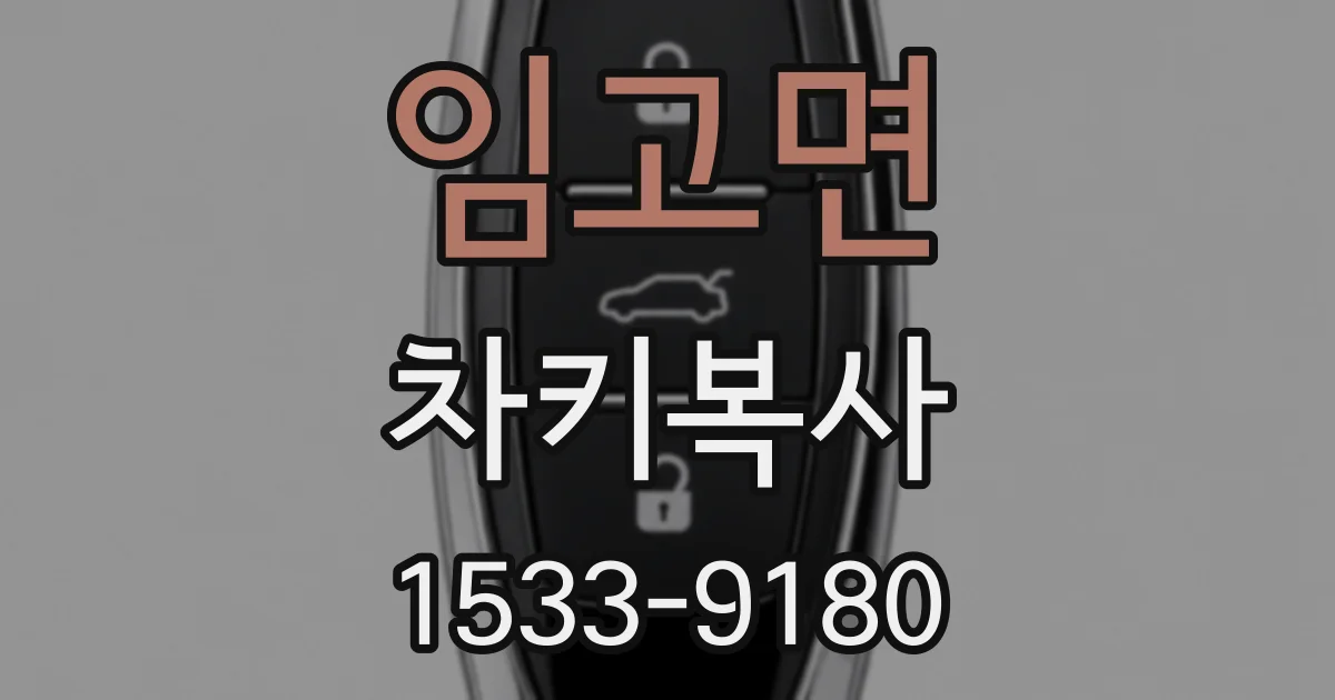 임고면 차키복사