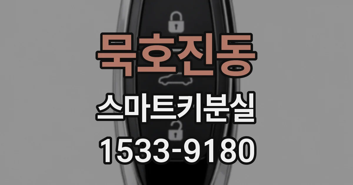 묵호진동 스마트키분실