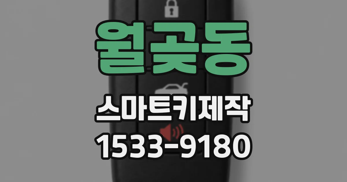월곶동 스마트키제작