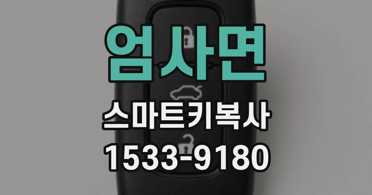 엄사면 스마트키복사