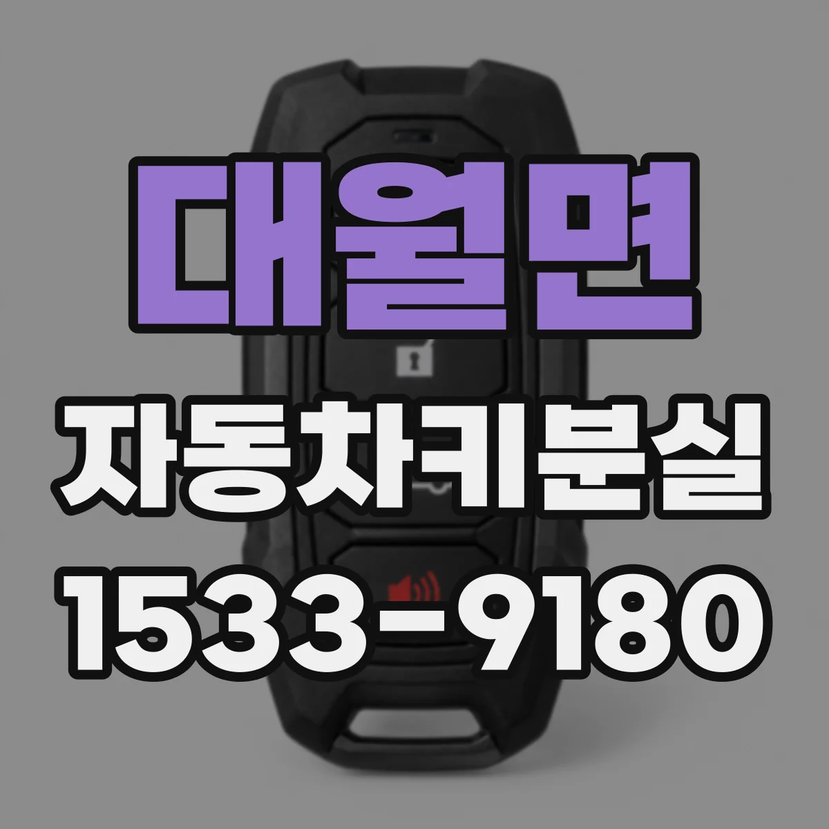 대월면 자동차키분실