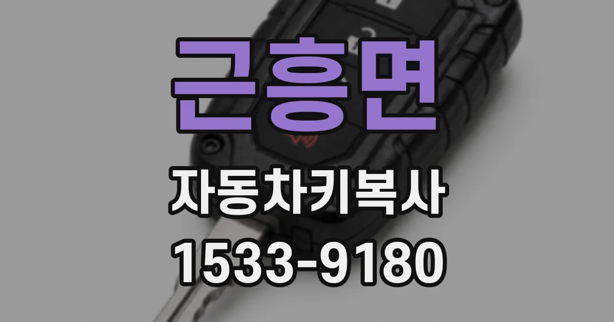 근흥면 자동차키복사