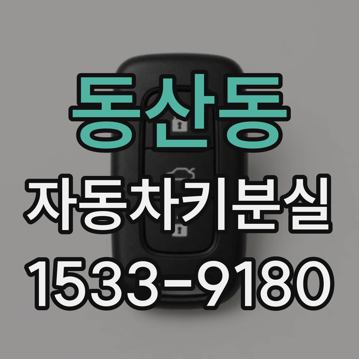 동산동 자동차키분실
