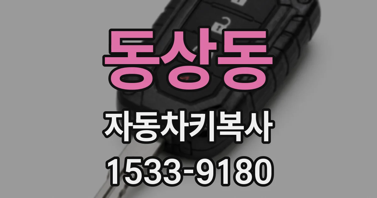 동상동 자동차키복사