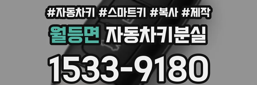 월등면 자동차키분실