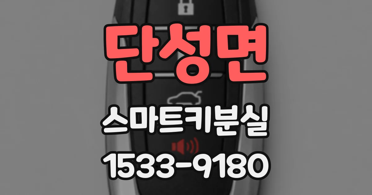 단성면 스마트키분실