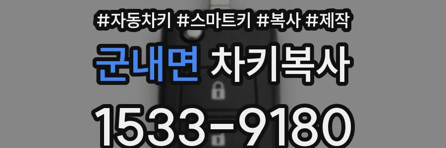군내면 차키복사