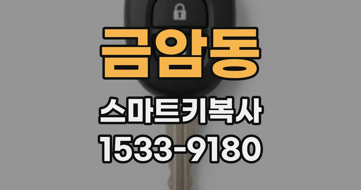 금암동 스마트키복사