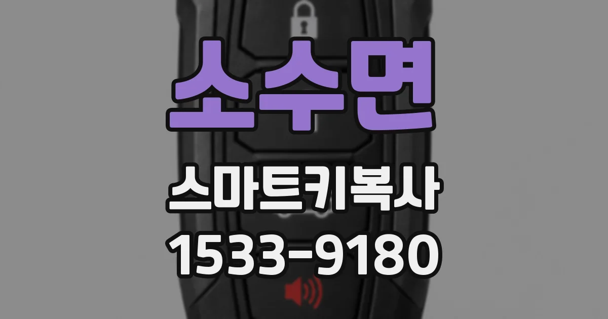 소수면 스마트키복사