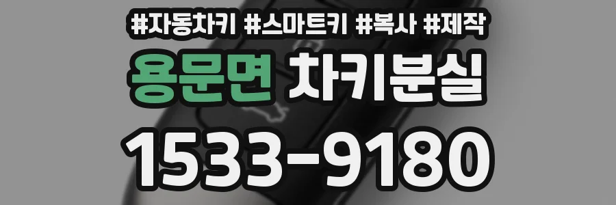 용문면 차키분실