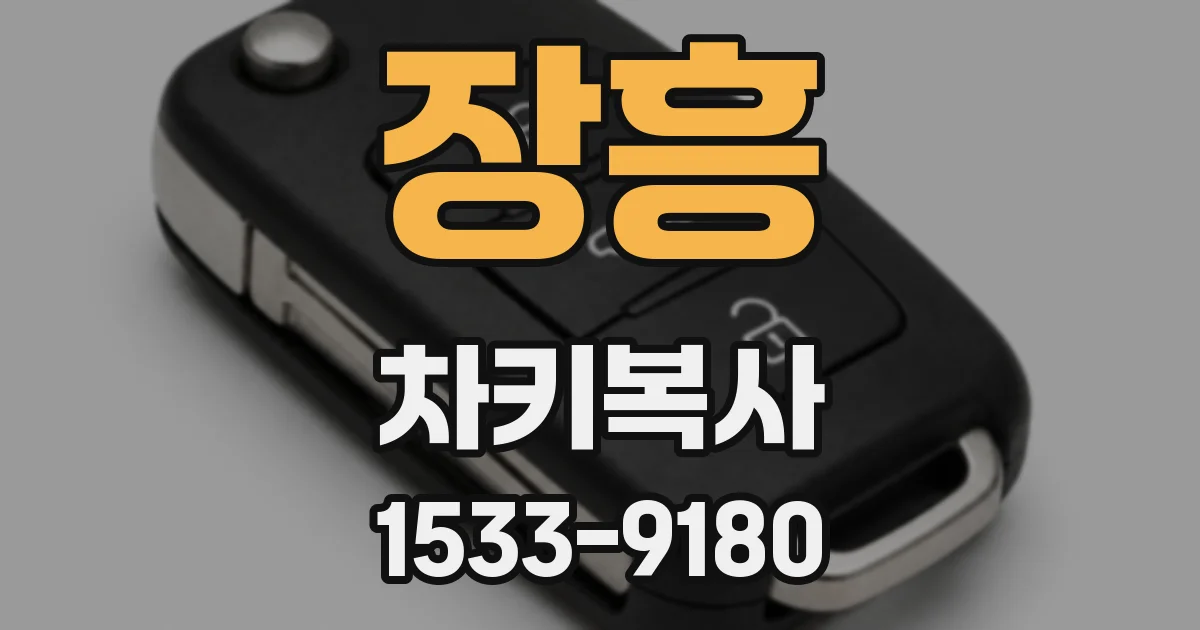 장흥 차키복사