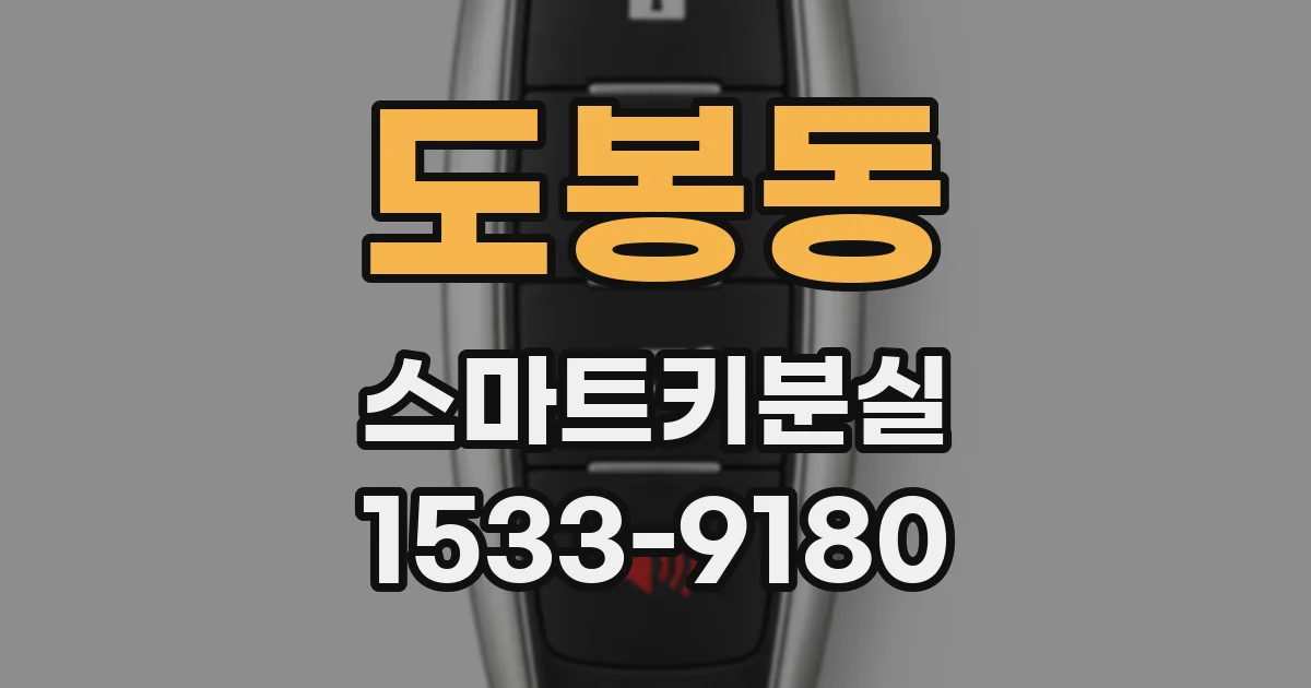 도봉동 스마트키분실
