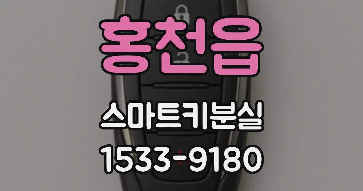 홍천읍 스마트키분실