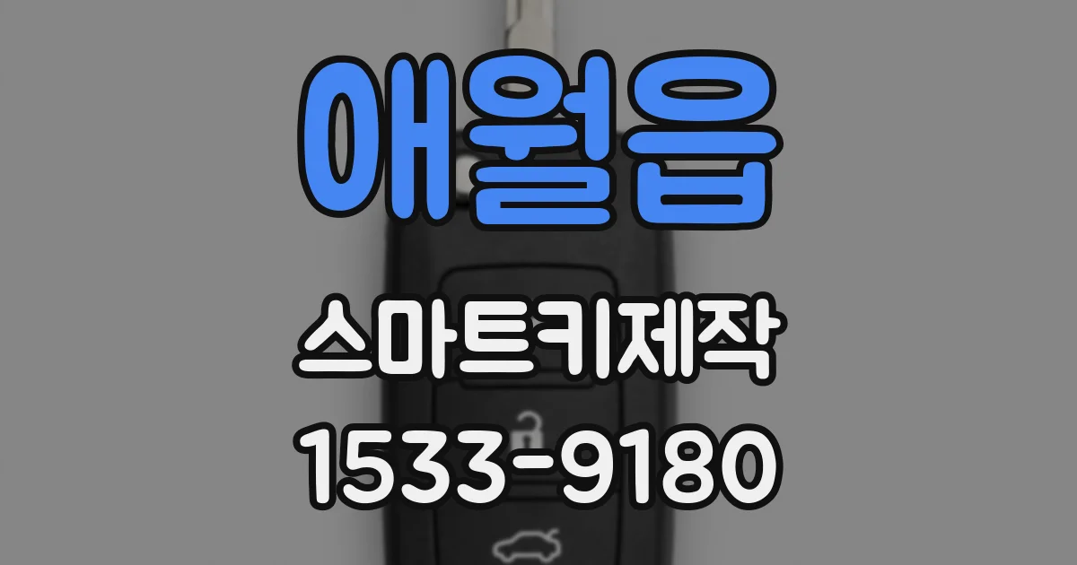 애월읍 스마트키제작