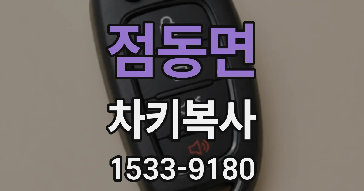 점동면 차키복사