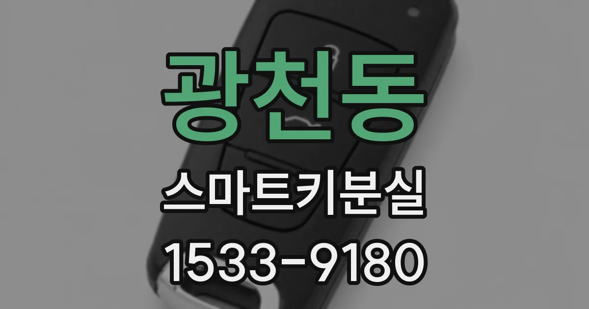 광천동 스마트키분실